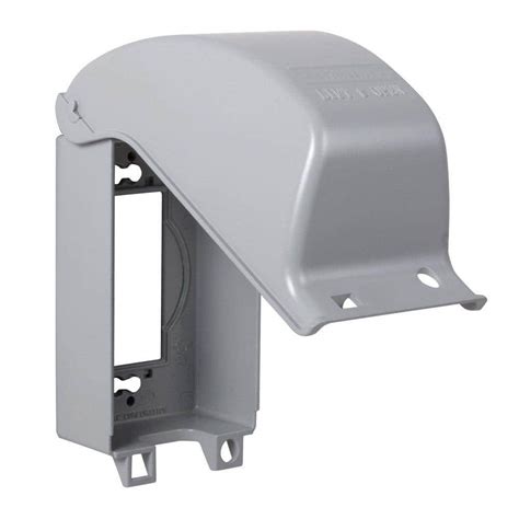 electrical gang box cover|4 gang weatherproof receptacle cover.